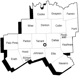 DFPS Region 3 Post Adoption Map